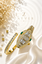 Hidden Crystal Bracelet Watch