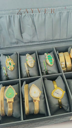 Hidden Crystal Bracelet Watch