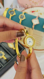 Grace Crystal Bracelet Watch GWCD