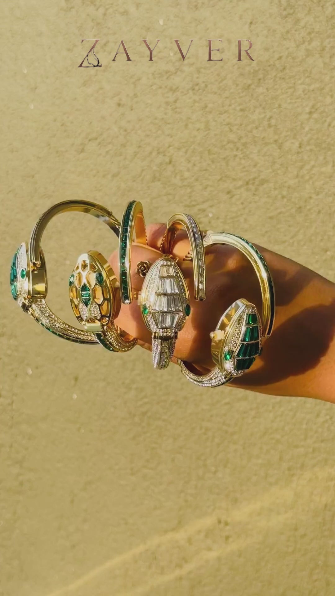 Hidden Crystal Bracelet Watch